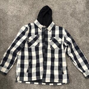 Harley Davidson Plaid Hoodie Jacket